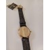 VINTAGE Lanvin γυναικείο ρολόι με επίχρυσο καντράν και μαύρο δερμάτινο λουράκι (VIN04)
